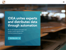 Tablet Screenshot of idea4industry.com